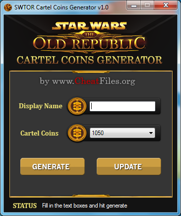swtor cartel coins generator